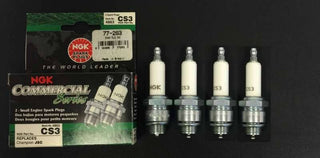 NGK CS3 Small Engine Spark Plug 4863 Replaces J8C Four Pack - SLE Equipment - 1