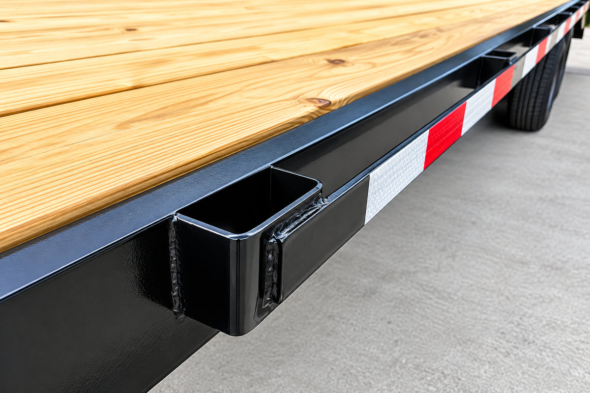 8.5x25 IBeam Gooseneck Deckover Trailer (2) 7K Axles King Kong Ramps 14K GVWR - SLE Equipment - 13