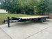 8.5x25 IBeam Deckover Dovetail Trailer (2) 7K Axles King Kong Ramps