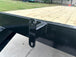 8.5x25 IBeam Deckover Dovetail Trailer (2) 7K Axles King Kong Ramps