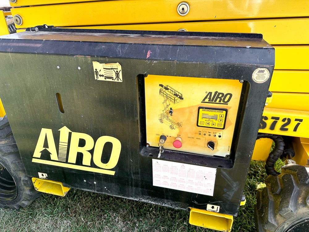 Airo X14RTD Compact RT Diesel Scissor Lift 4WD Yanmar