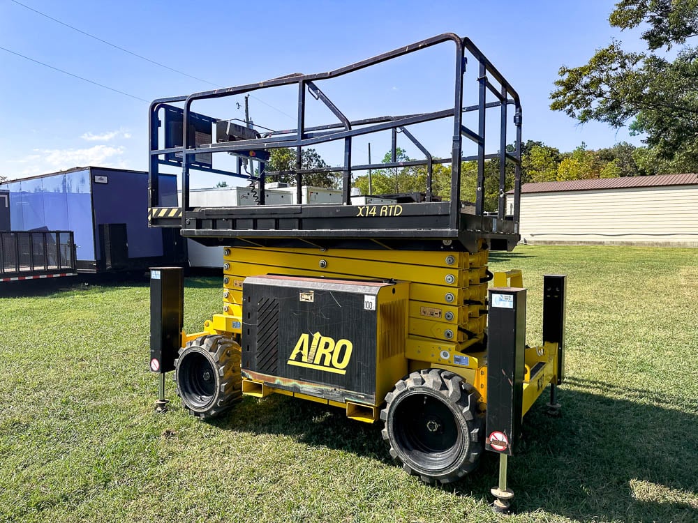 Airo X14RTD Compact RT Diesel Scissor Lift 4WD Yanmar