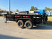 7x14 Gorilla Telescopic IBeam Dump Trailer with 2ft Sides (2) 7K Axles