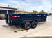 7x16 Gorilla Telescopic IBeam Dump Trailer with 3ft Sides (2) 7K Axles