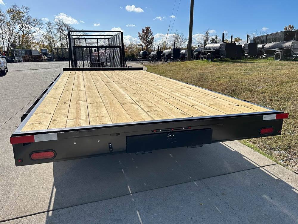 8.5x18 Deckover Trailer (2) 7,000lb Axles with Slide Out Ramps
