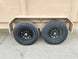 7x16 Gorilla Tan Telescopic IBeam Dump Trailer 4ft Sides (2) 7K Axles