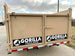 7x16 Gorilla Tan Telescopic IBeam Dump Trailer 4ft Sides (2) 7K Axles