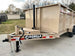 7x16 Gorilla Tan Telescopic IBeam Dump Trailer 4ft Sides (2) 7K Axles