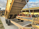 7x16 Gorilla Tan Telescopic IBeam Dump Trailer 4ft Sides (2) 7K Axles