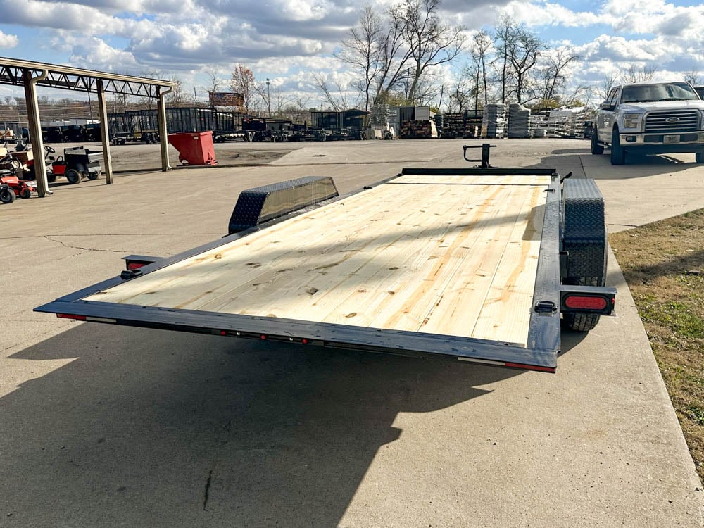 7x20 Heavy Duty Hydraulic Tilt Equipment Trailer (2) 7K Axles