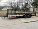 7x20 Powder Coated Utility Trailer with Side Gate and 18" Mesh (2) 3,500lb Axles - SLE Equipment - 3