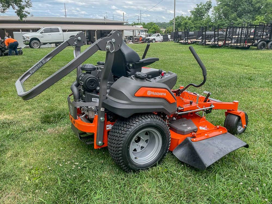 Husqvarna Z454XS Zero Turn Mower Enclosed Trailer Handheld Fleet Package