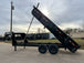 7x16 Gorilla Telescopic Gooseneck IBeam Dump Trailer 2ft Sides (2) 7K Axles