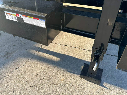 7x14 Gorilla Telescopic Gooseneck IBeam Dump Trailer 3ft Sides (2) 7K Axles - SLE Equipment - 17