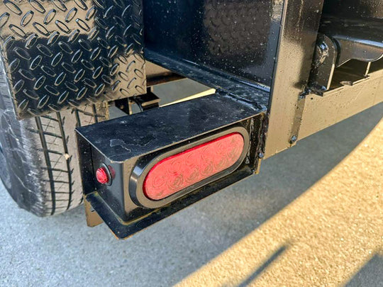 7x14 Gorilla Telescopic Gooseneck IBeam Dump Trailer 3ft Sides (2) 7K Axles - SLE Equipment - 19