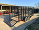 6.4x16 Straight Deck Utility Trailer 6ft Mesh Sides Roof (2) 3,500lb Axles - SLE Equipment - 5