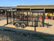 6.4x16 Straight Deck Utility Trailer 6ft Mesh Sides Roof (2) 3,500lb Axles - SLE Equipment - 7