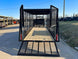6.4x16 Straight Deck Utility Trailer 6ft Mesh Sides Roof (2) 3,500lb Axles - SLE Equipment - 15