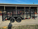 7x14 Powder Coated Dovetail Utility Trailer 4ft Mesh Sides (2) 3,500lb Axles - SLE Equipment - 8