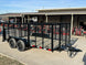 7x14 Powder Coated Dovetail Utility Trailer 4ft Mesh Sides (2) 3,500lb Axles - SLE Equipment - 1