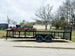 6.4'x20' with 2' Mesh Dovetail Utility Trailer (2) 3500lb Axles