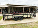 6.4'x20' with 2' Mesh Dovetail Utility Trailer (2) 3500lb Axles