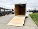 7x16 White V - Nose Enclosed Trailer (2) 3,500lb Axles 7ft Interior 7K GVWR - SLE Equipment - 11