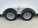 7x16 White V - Nose Enclosed Trailer (2) 3,500lb Axles 7ft Interior 7K GVWR - SLE Equipment - 16