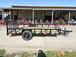 6.4'x12' Painted Dovetail Utility Trailer 3500lb Axle