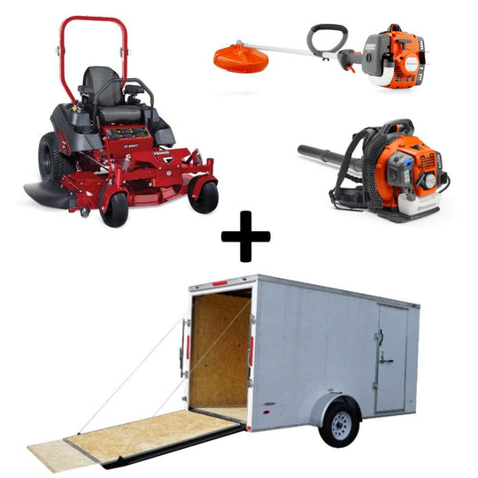 Ferris 5901911 IS600 52" Zero Turn Mower Enclosed Trailer Handheld Package - SLE Equipment - 1