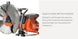 Husqvarna K1270 Power Cutter 16" Concrete Stone Metal Construction - Tool Only - SLE Equipment - 5