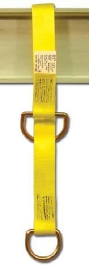 French Creek Production 1372 6' Double D Ring Tie Off Strap Anchor