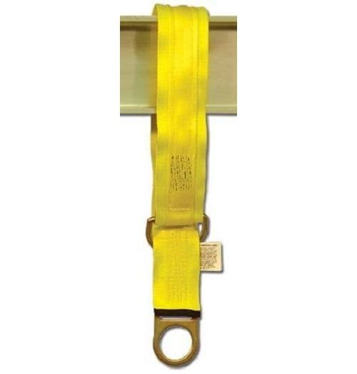 French Creek 1372 WP 6 ft. Double D Ring Tie Off Strap with Wear Pad - SLE Equipment - 1
