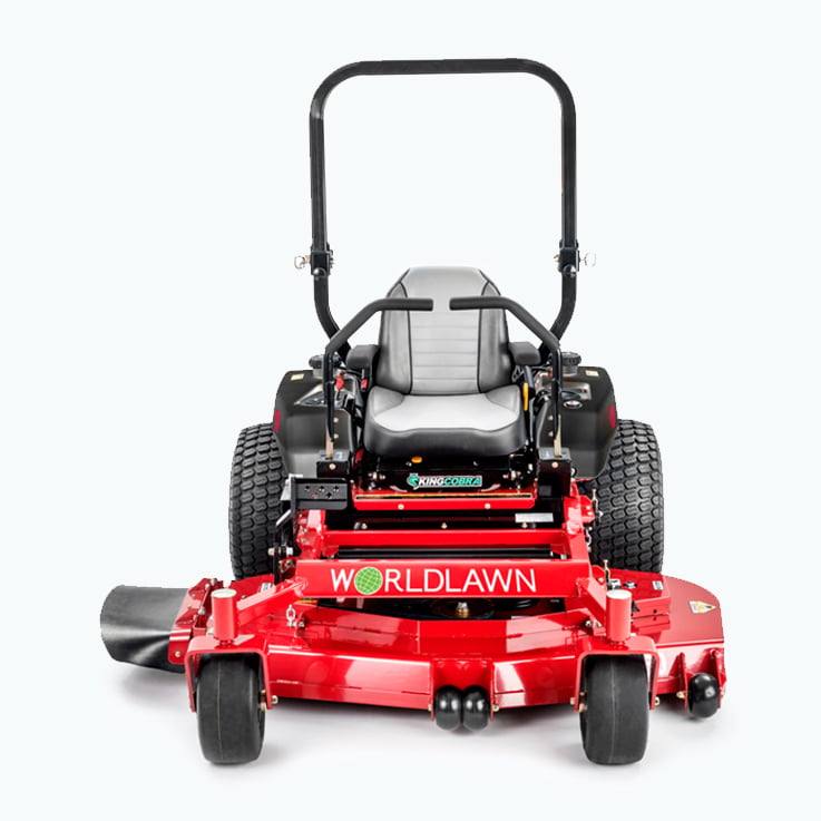 WorldLawn King Cobra Zero Turn Mower Front Right