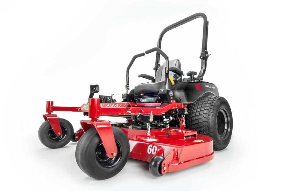 WorldLawn King Cobra Zero Turn Mower Front Right