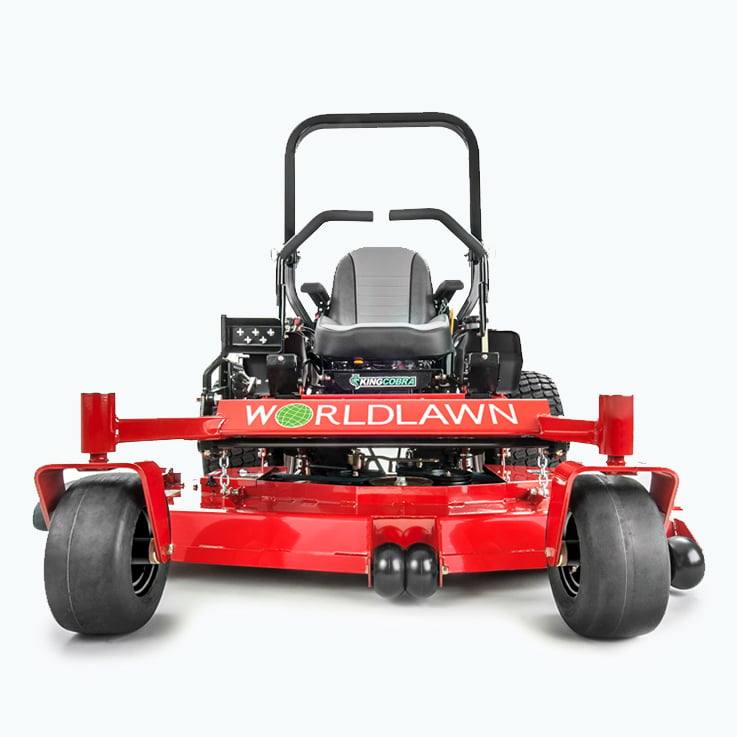 WorldLawn King Cobra Zero Turn Mower Front Right