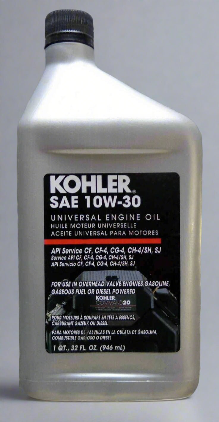 Kohler 10W-30 Semi Synthetic Motor Oil – 5 Quart Pack (5 X 1 Quart) 25 357 65-S
