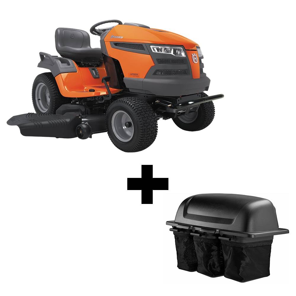 Husqvarna LGT2654 Lawn Tractor with Bagger