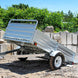 MMT5X7G-DUG 4.5'x7.5' Galvanized Utility Trailer�Drive-Up Gate�