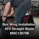 Toro MSC13870B ATV/UTV Straight Blade Box Wing Extension Kit - SLE Equipment - 3