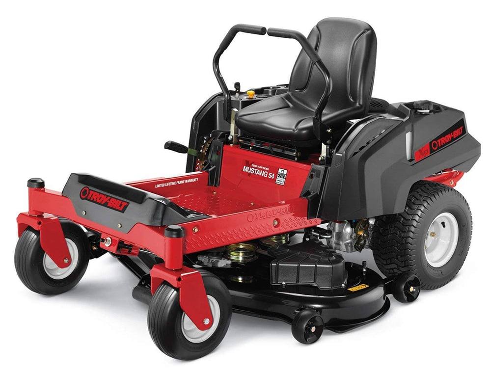Troy-Bilt Mustang Fit Zero Turn Mower Front Left - 54" model shown