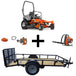 Husqvarna MZ54 Kaw 24 HP ROPS Zero Turn Mower Utility Handheld Package