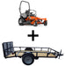 Husqvarna MZ54 Kaw 24 HP ROPS Zero Turn Mower Utility Package