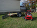 Ferris SRS Z1 36" 19HP Kawasaki Stand-On Mower (5901939) and 5x10 Utility Trailer Package