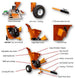DK2 OPC503 Towable Direct Drive 7 HP Kohler Chipper Shredder