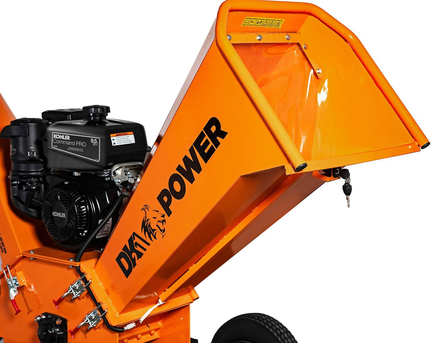 DK2 OPC504 Cyclonic Wood Chipper 9.5 HP Kohler Direct Drive