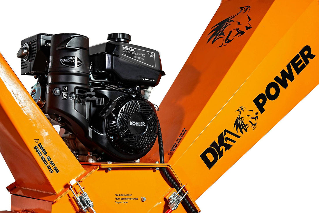 DK2 OPC504 Cyclonic Wood Chipper 9.5 HP Kohler Direct Drive