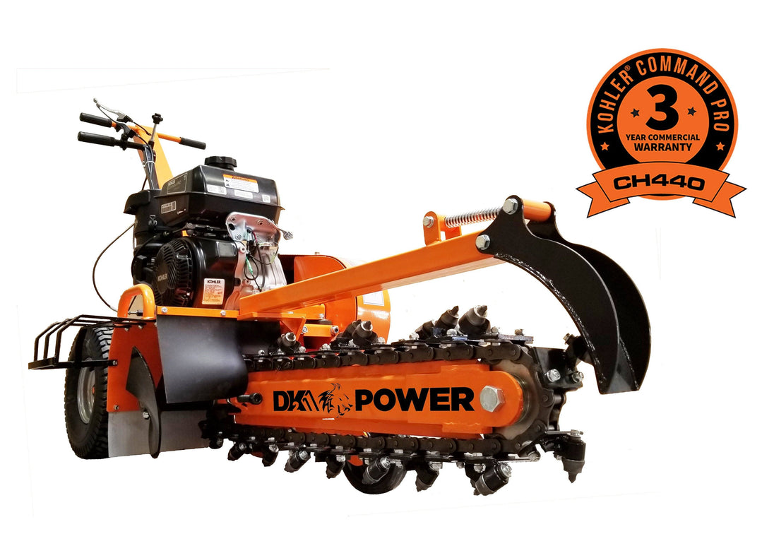 DK2 OPT124 Power Trencher 14 HP Kohler Command Pro
