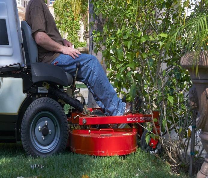 Toro 74313 8000 Zero Turn Mower 48" Direct Collect 25 hp Koh Front Left