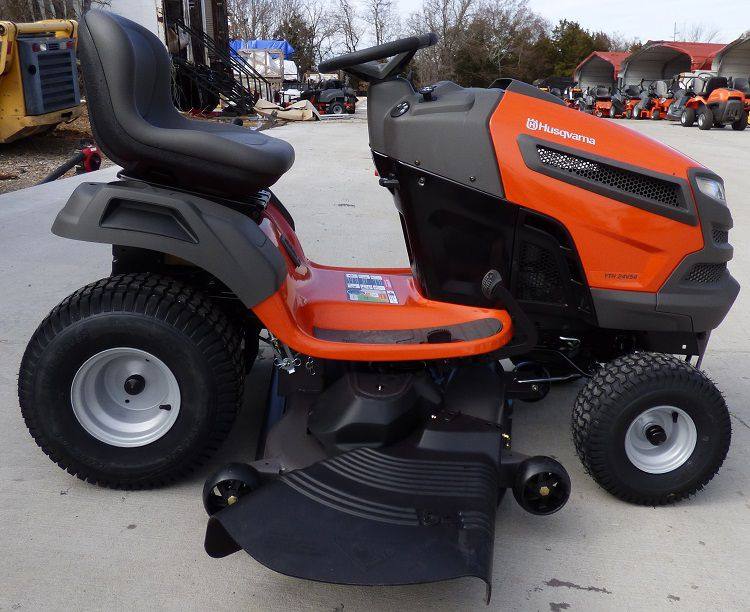 Husqvarna YTH24V54 Lawn Tractor with Dump Cart